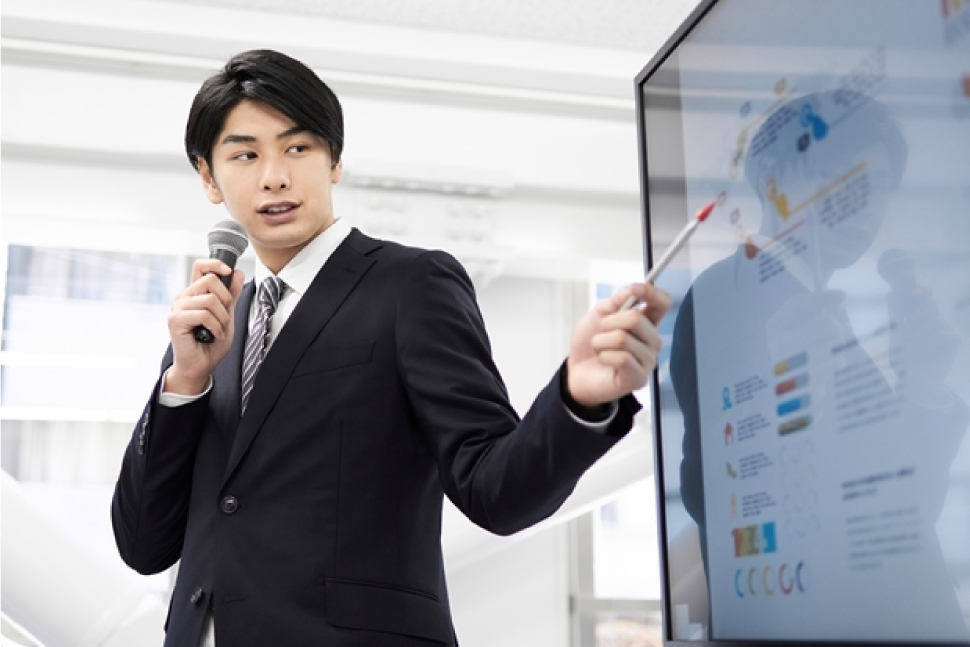プレゼンテーションやイベントの利用イメージ